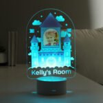 Personalised Children's Pink Castle Photo Upload LED Colour Changing Night Light - Image 8
