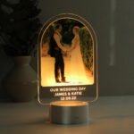 Personalised Any Message & Photo Upload LED Colour Changing Light