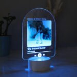 Personalised Our Song Photo Upload LED Colour Changing Light - Image 5
