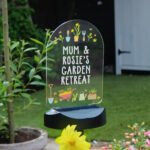 Personalised Any Message Vegetable Patch Design Outdoor LED Colour Changing Solar Light - Image 8