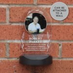 Personalised Any Message Photo Upload Memorial Outdoor LED Colour Changing Solar Light - Image 6