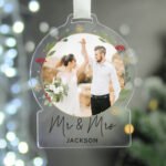 Personalised Any Message Photo Upload Acrylic Christmas Decoration - Image 4