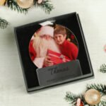 Personalised Any Message Photo Upload Memorial Acrylic Christmas Decoration - Image 2