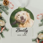 Personalised Any Message Photo Upload Memorial Acrylic Christmas Decoration - Image 4