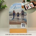 Personalised QR Code Photo Upload Wooden Based LED Colour Changing Light - Image 10