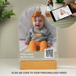 Personalised QR Code Photo Upload Wooden Based LED Colour Changing Light - Image 4