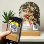 Personalised QR Code Photo Upload Wooden Based LED Colour Changing Light - Image 9