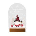 Personalised Gonk Design Wooden Based LED Colour Changing Christmas Light - Image 10