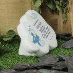 Personalised Plane Design Memorial Resin Graveside/Garden Cloud Ornament - Image 2