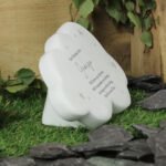Personalised Stars Design Memorial Resin Graveside/Garden Cloud Ornament - Image 2