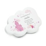 Personalised Fairy Castle Design Memorial Resin Graveside/Garden Cloud Ornament - Image 5
