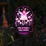 Personalised Children's Fairy Princess Design Colour Changing LED Solar Light - Image 9