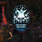 Personalised Children's Fairy Princess Design Colour Changing LED Solar Light - Image 6