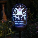 Personalised Children's Fairy Princess Design Colour Changing LED Solar Light - Image 2