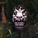 Personalised Children's Fairy Princess Design Colour Changing LED Solar Light - Image 7