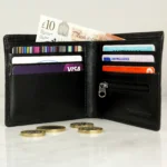 Personalised Birthday Black Leather Wallet - Image 2