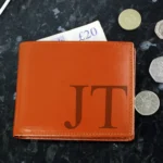 Personalised Big Initials Tan Leather Wallet