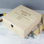 Personalised Any Message Large Wooden Keepsake Box - Image 9