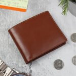 Personalised Any Message Tan Leather Wallet - Image 3
