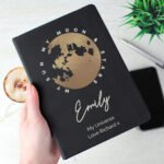 Personalised 'My Sun My Moon & Stars' Black A5 Hardback Notebook - Image 4