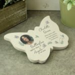 Personalised 'Butterflies Appear...' Photo Upload Memorial Resin Butterfly Graveside/Garden Ornament - Image 4