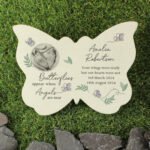Personalised 'Butterflies Appear...' Photo Upload Memorial Resin Butterfly Graveside/Garden Ornament - Image 5
