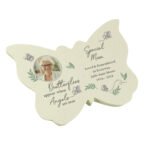 Personalised 'Butterflies Appear...' Photo Upload Memorial Resin Butterfly Graveside/Garden Ornament - Image 7