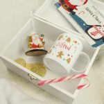 Personalised Santa & Elf Design White Wooden Christmas Eve Box - Image 2
