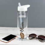 Personalised Leopard Lips Design Plastic Water Bottle - Image 4
