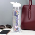 Personalised Name Only 'Good Vibes' Design Plastic Water Bottle - Image 4