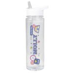 Personalised Name Only 'Good Vibes' Design Plastic Water Bottle - Image 7