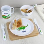 Personalised Children's Dinosaur Motif Plastic Bowl - Image 4
