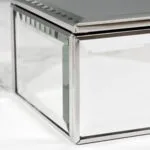Personalised Any Message Swirls & Hearts Design Mirrored Glass Jewellery Box - Image 7
