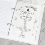 Personalised Any Message Photo Upload Wedding Planner - Image 9
