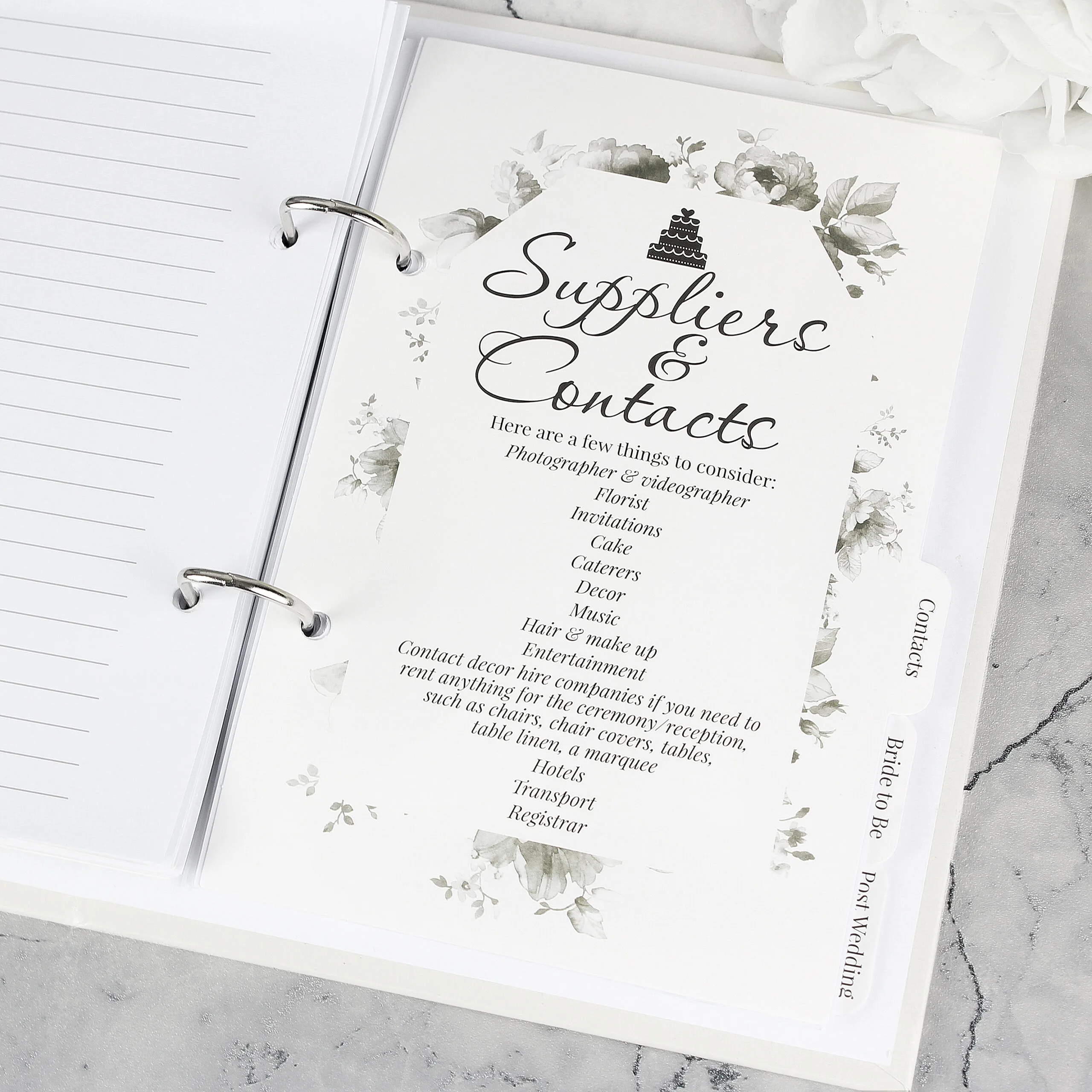 Personalised Any Message Photo Upload Wedding Planner - Image 9