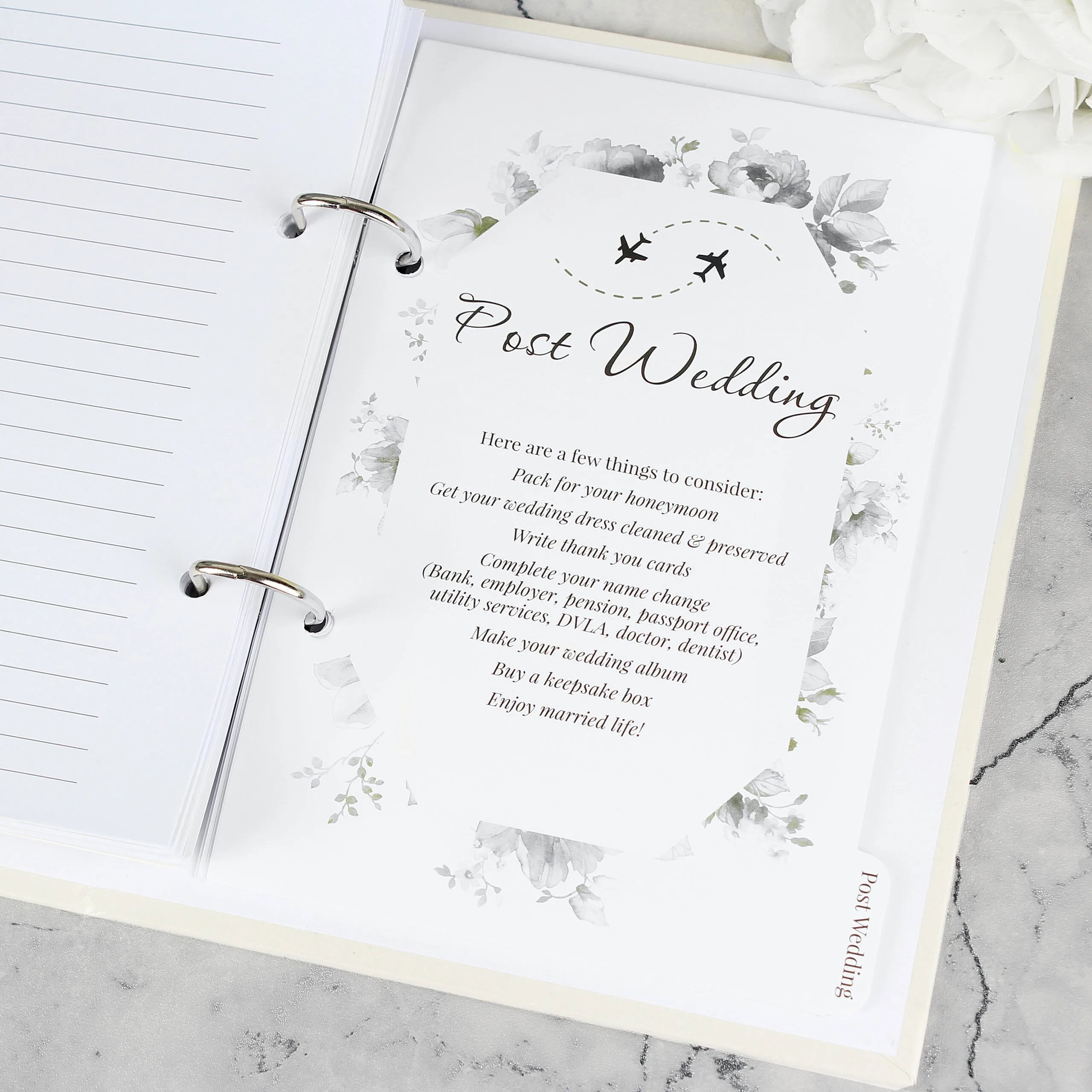 Personalised Any Message Photo Upload Wedding Planner - Image 8