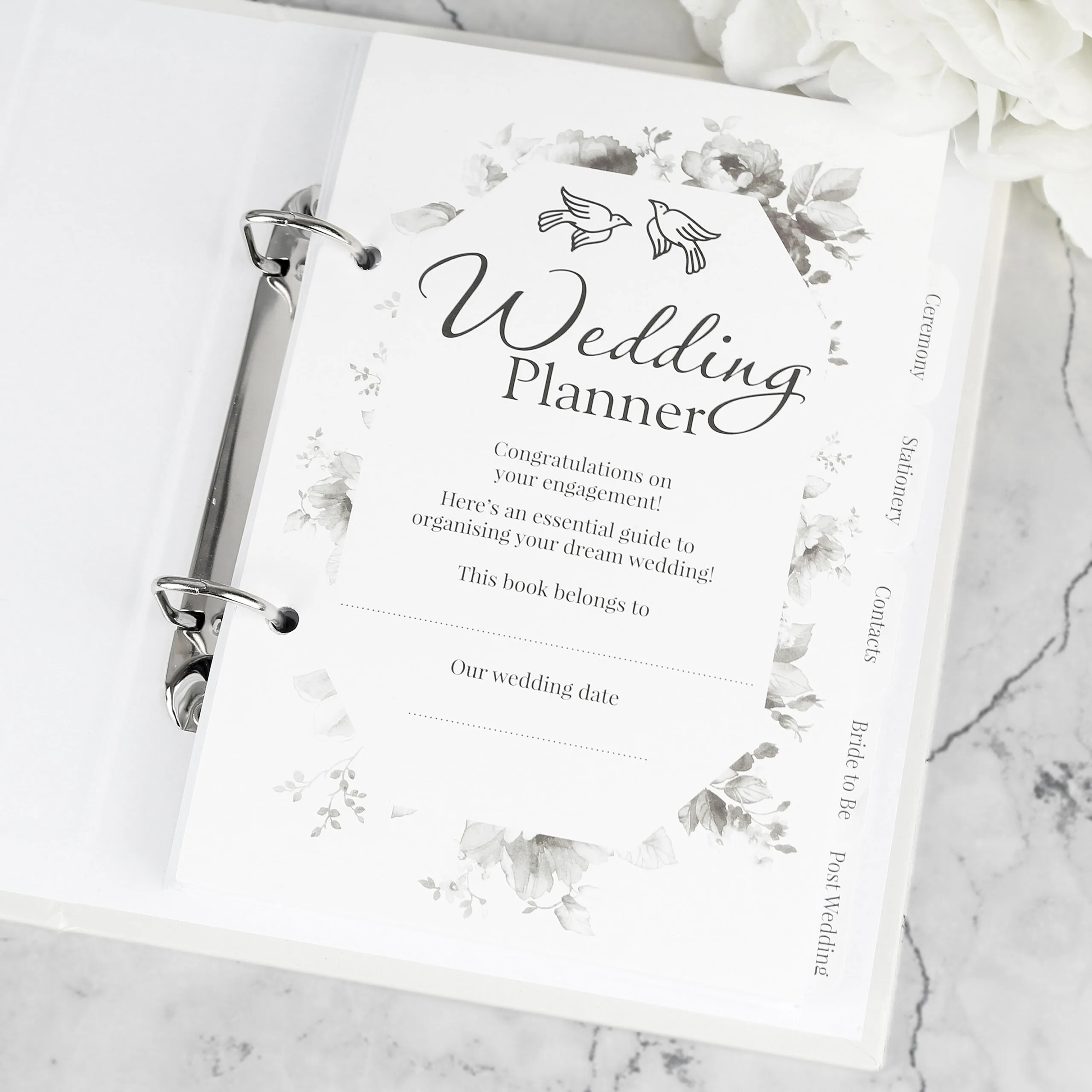 Personalised Any Message Photo Upload Wedding Planner - Image 4
