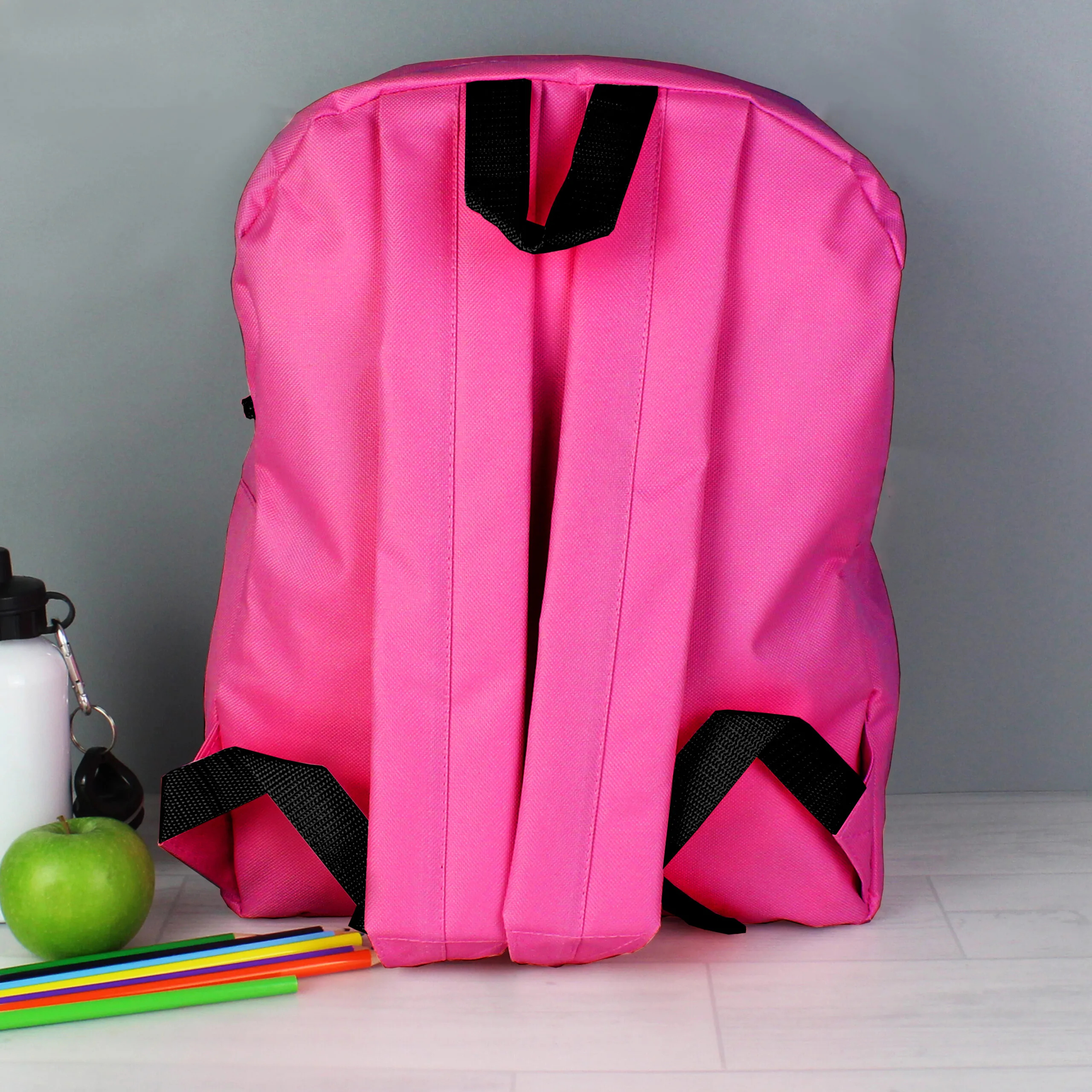 Personalised Children's Rainbow Unicorn Design Pink Backpack - Image 5