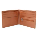 Personalised Bold Initials Tan Leather Wallet - Image 2