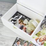 Personalised Rustic Heart Design White Wooden Keepsake Box - Image 9