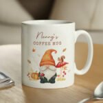 Personalised Autumn Gonk Design Ceramic Mug - Image 3