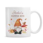 Personalised Autumn Gonk Design Ceramic Mug - Image 4