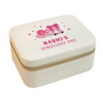 Personalised Pink Cowgirl Design Faux Leather Travel Jewellery Box - Image 7