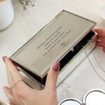 Personalised Any Message Heart Motif Mirrored Glass Jewellery Box - Image 2