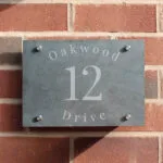 Personalised Any Message Slate House Sign
