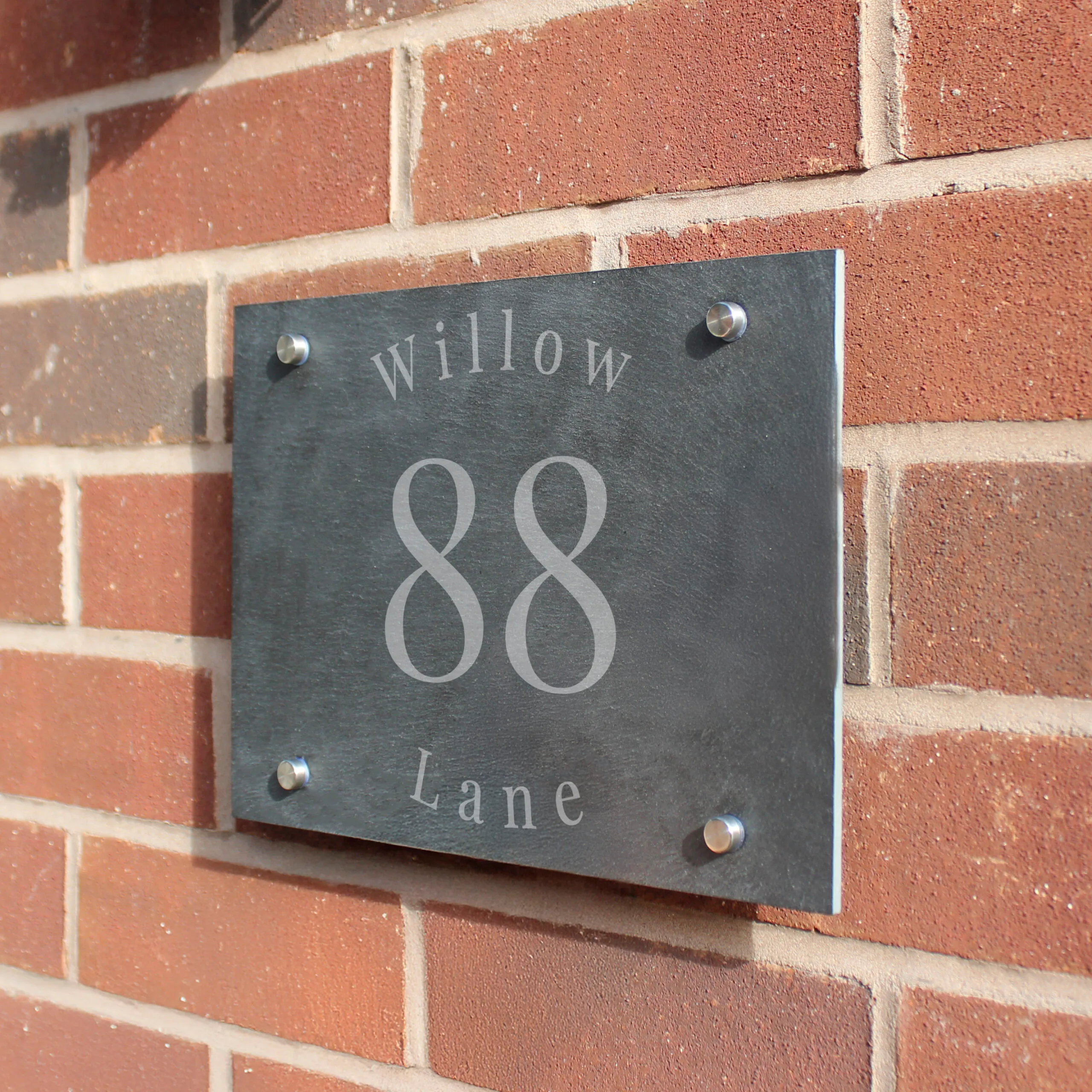Personalised Any Message Slate House Sign - Image 4
