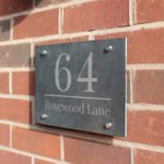 Personalised Large Number Design Slate House Sign - Image 2