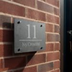 Personalised Large Number Design Slate House Sign - Image 3