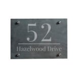 Personalised Large Number Design Slate House Sign - Image 4