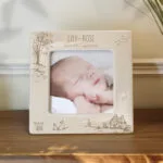Personalised Cottagecore Design 4x4 Ceramic Photo Frame